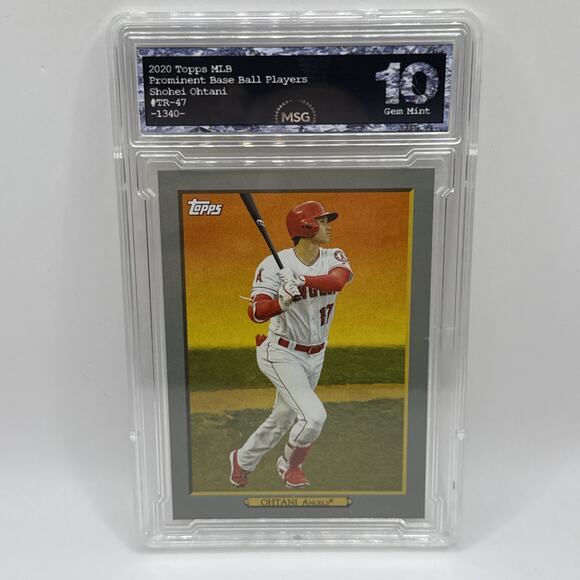 2020 Topps Shohei Ohtani #TR47 Turkey Red Los Angles Angels Graded 10 Gem Mint - Picture 1 of 2